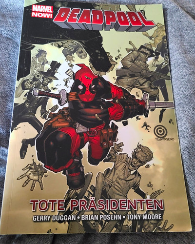 Comic marvel now deadpool tote - now,
