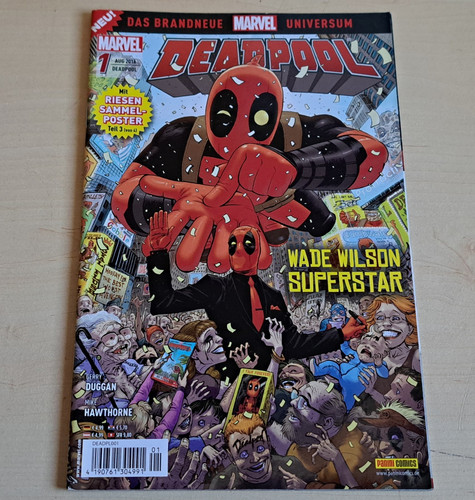 Panini marvel deadpool 1 - marvel, nr.