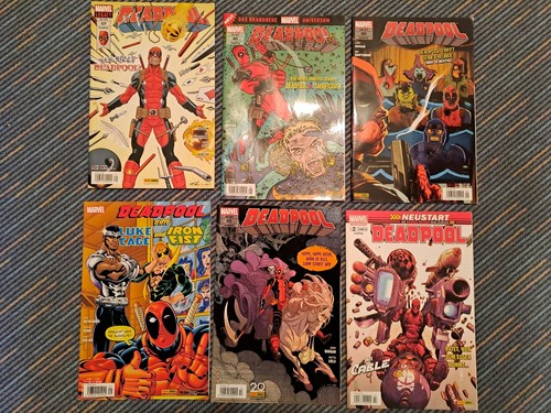 Deadpool comics 6stück - deadpool,