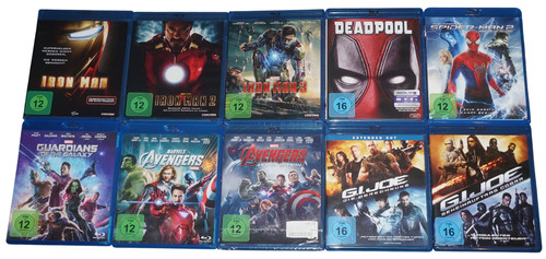 Sci marvel - 10, (blu-rays)